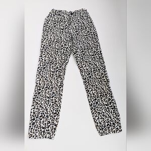 Children's Place Girls' (Size 8) Animal/Leopard Print Pants w/Adjustable Waist